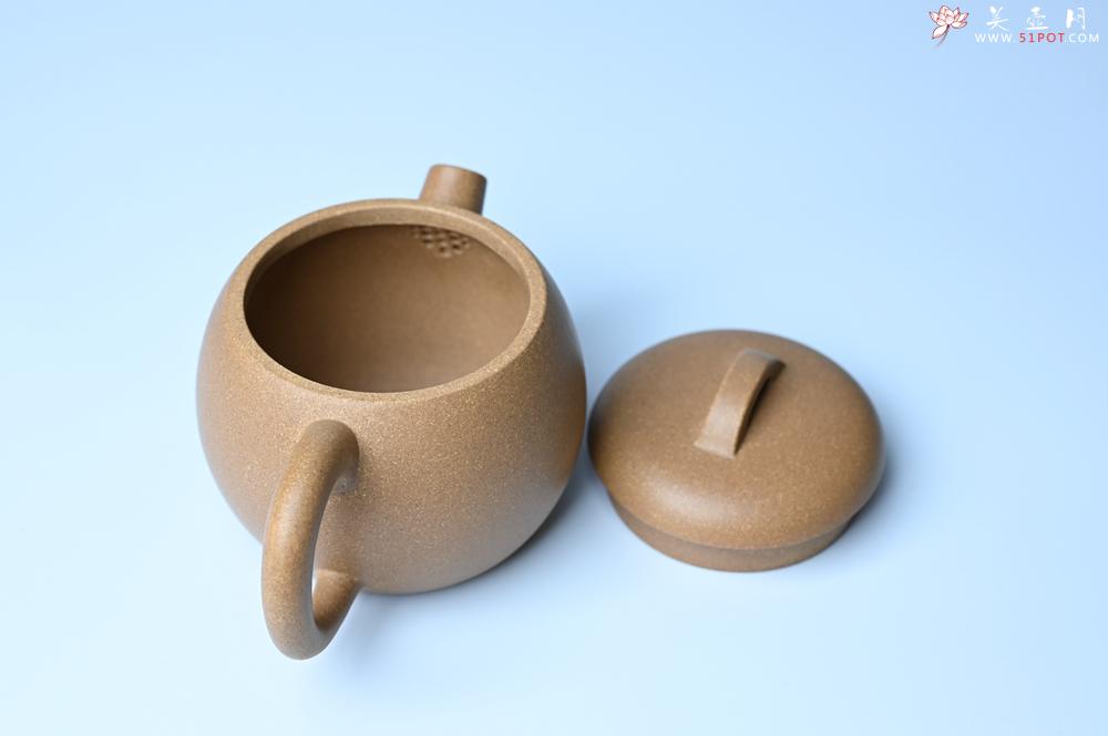紫砂壶图片：美壶特惠 特好老黄段泥精致大炮巨轮壶 茶人醉爱 - 美壶网