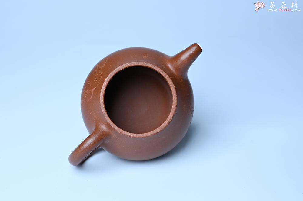紫砂壶图片：美壶特惠 王老师 全手工红降坡泥潘壶 国助工 易轩 范小君徒杨志超老师刻绘 装饰小富贵特文气 - 美壶网