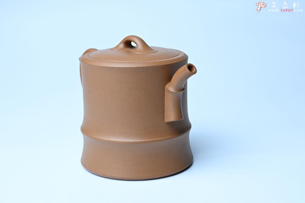 紫砂壶图片：美壶特惠 精工黄金段泥竹段 挺拔秀雅 茶人醉爱 - 美壶网