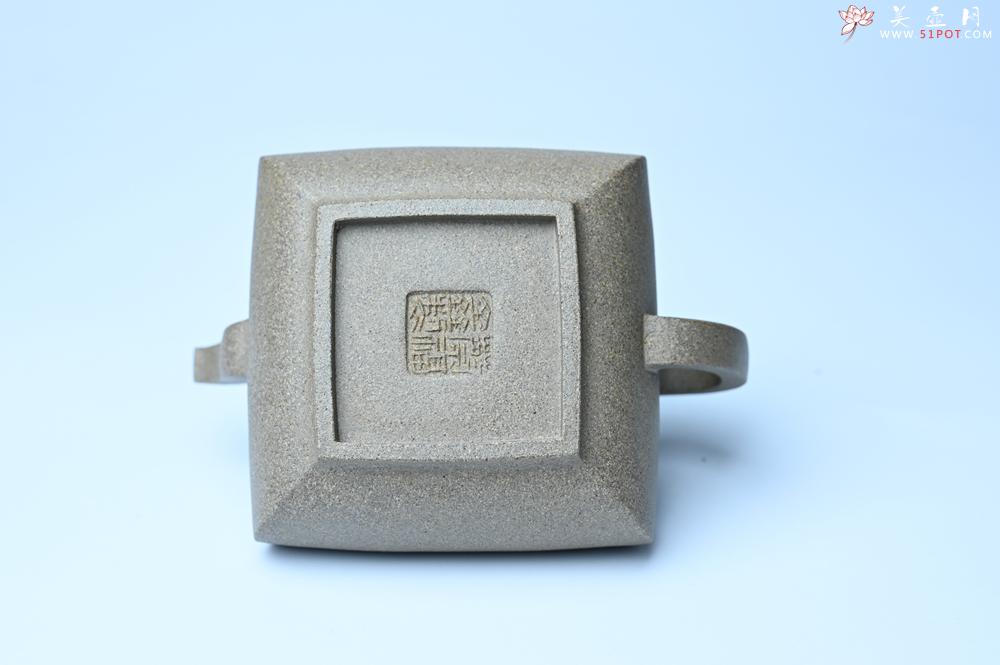 紫砂壶图片：美壶中秋国庆特惠 精工老段泥四方君德公道壶 独孔 茶人醉爱 - 美壶网