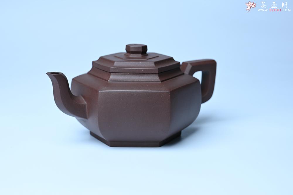 紫砂壶图片：美壶特惠 潜力股凌晨老师 精致紫泥全手工雪华壶 期待与您结缘 - 美壶网