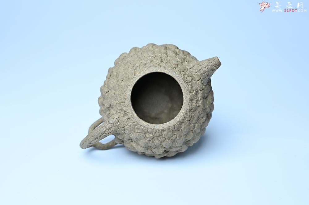 紫砂壶图片：美壶特惠 全手工老青段供春壶 肌理有老树瘿的感觉 灰常赞 - 美壶网