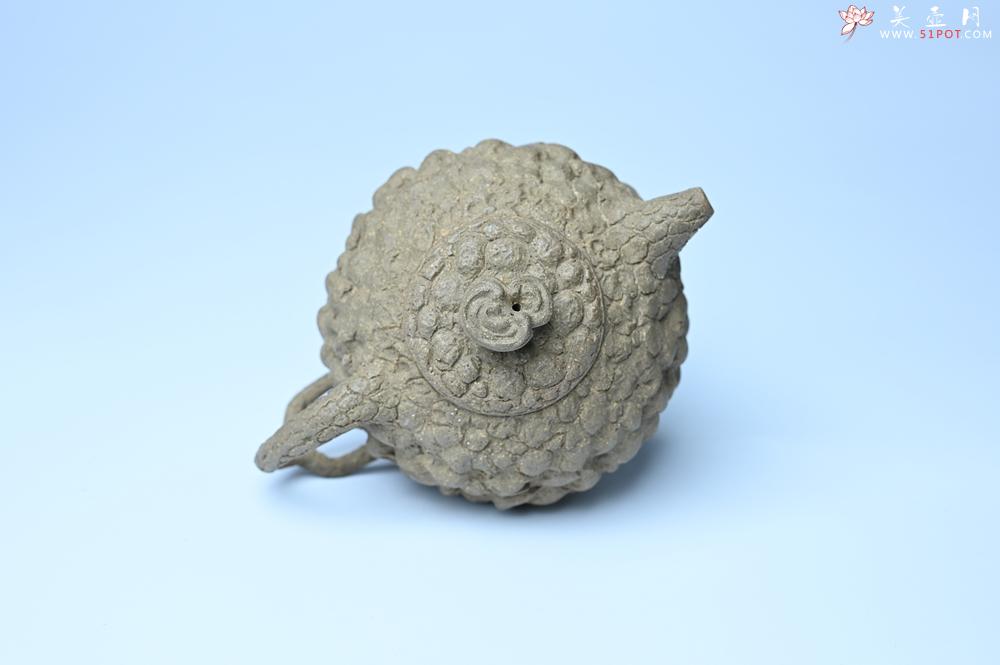 紫砂壶图片：美壶特惠 全手工老青段供春壶 肌理有老树瘿的感觉 灰常赞 - 美壶网