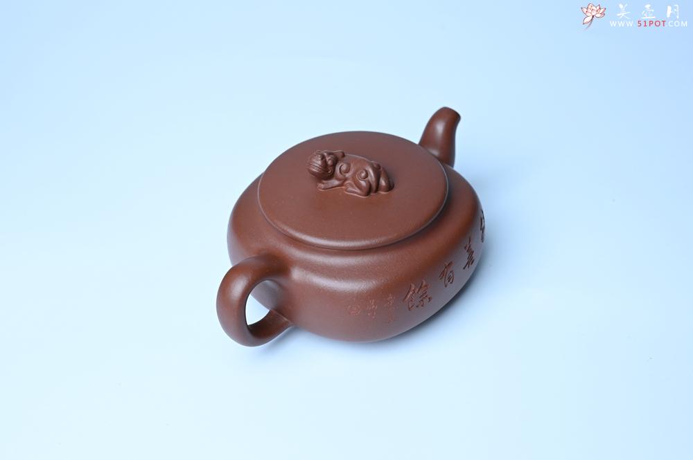 紫砂壶图片：美壶特惠 精致优质紫泥祥瑞壶 难度大 茶人醉爱 - 美壶网
