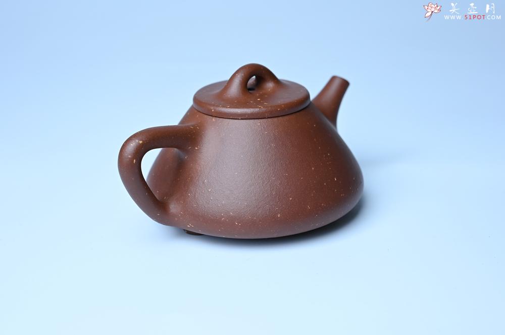 紫砂壶图片：美壶特惠 精致特好紫玉金砂子冶石瓢 做工和泥料不输千元作品 - 美壶网