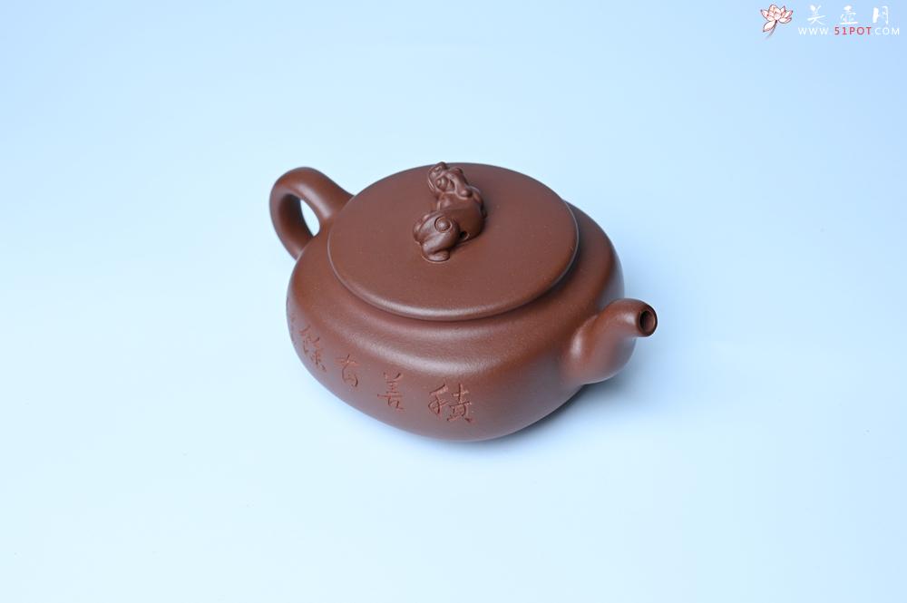 紫砂壶图片：美壶特惠 精致优质紫泥祥瑞壶 难度大 茶人醉爱 - 美壶网
