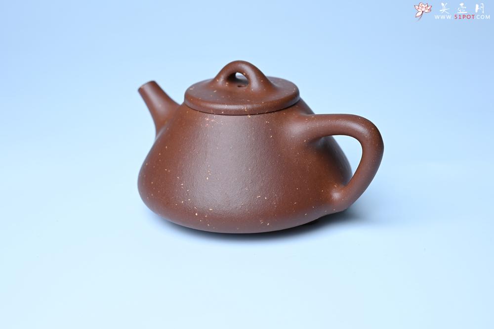 紫砂壶图片：美壶特惠 精致特好紫玉金砂子冶石瓢 做工和泥料不输千元作品 - 美壶网