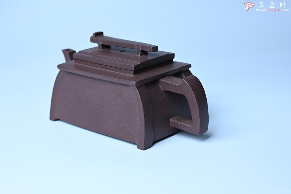 紫砂壶图片：美壶特惠 精致紫泥琴壶 难度大 茶人醉爱 - 美壶网