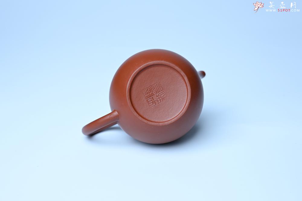 紫砂壶图片：美壶特惠 油润大红袍朱泥 手中无梨式 何以言茗事 小品高梨形 - 美壶网