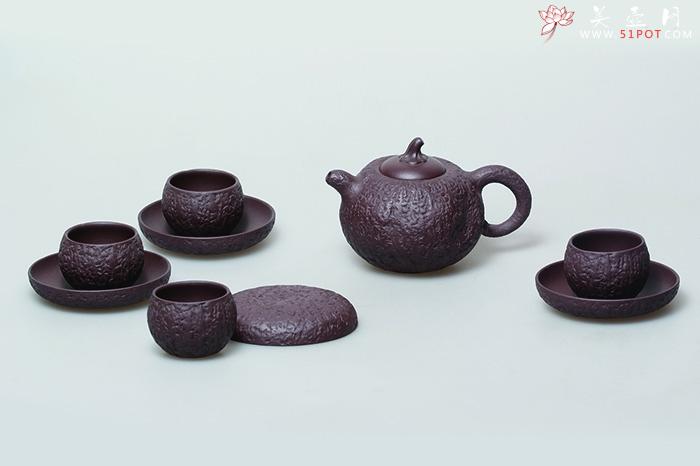 紫砂壶图片：丰硕套壶 - 美壶网
