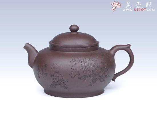 紫砂壶图片：福圆 - 美壶网