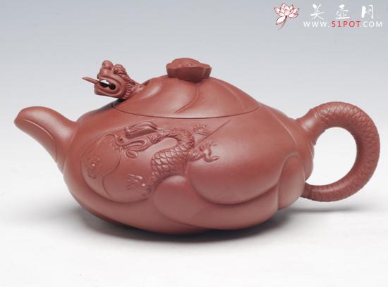 紫砂壶图片:鱼化龙 - 美壶网
