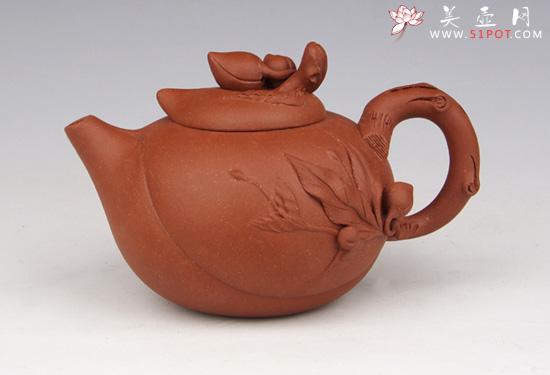 紫砂壶图片：寿桃壶 - 美壶网