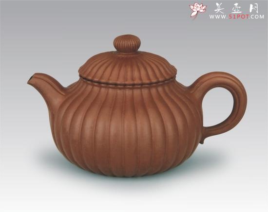 紫砂壶图片：椭圆掇只 - 美壶网