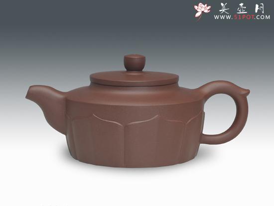 紫砂壶图片:菱花壶 - 美壶网