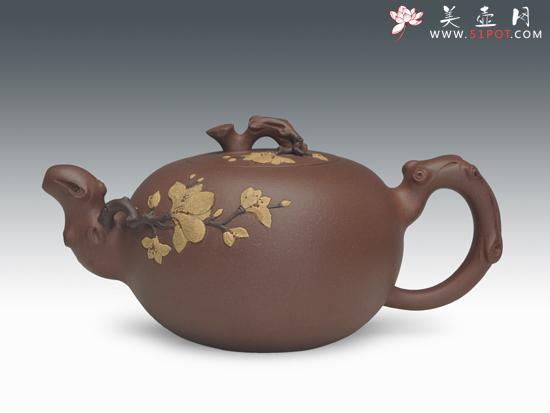 紫砂壶图片:玉兰壶 - 美壶网
