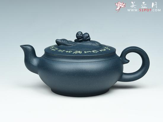 紫砂壶图片:牧童 - 美壶网