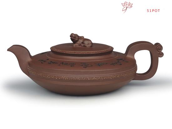 紫砂壶图片:古兽窥今 - 美壶网