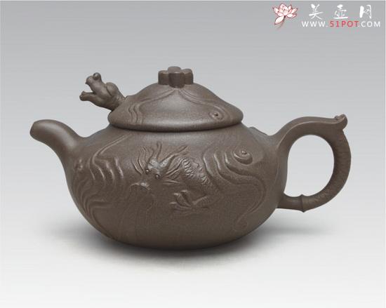 紫砂壶图片：云龙壶 - 美壶网