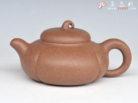 紫砂壶图片：脂玉金瓜 2 - 美壶网