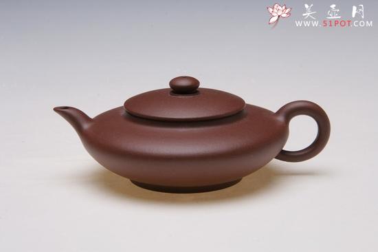 紫砂壶图片：虚扁 - 美壶网