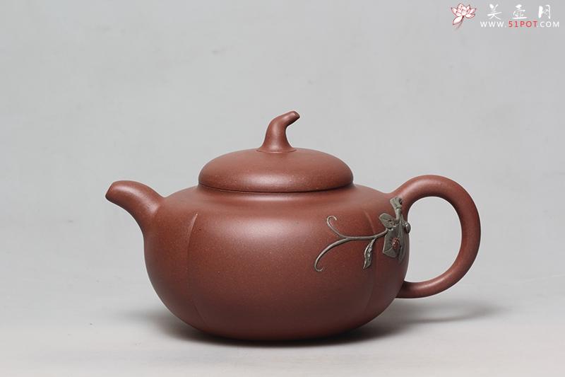 紫砂壶图片:一叶知秋 - 美壶网