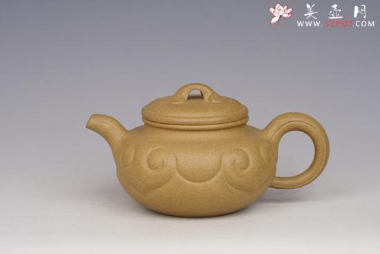 紫砂壶图片：仿古如意250CC - 美壶网