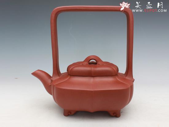 紫砂壶图片：四季如意提梁 - 美壶网