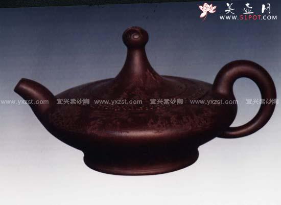 紫砂壶图片：玉扁如意 - 美壶网