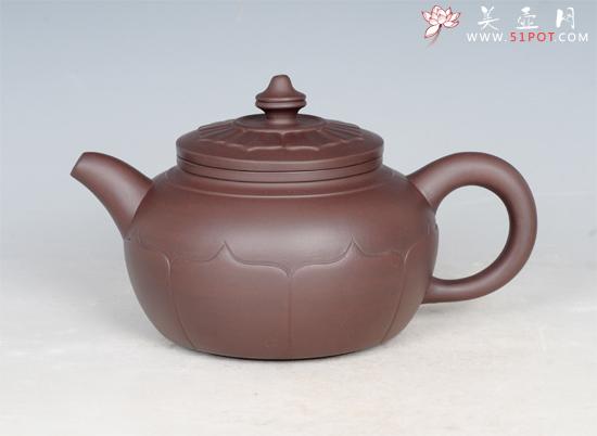 紫砂壶图片：双线菱花 - 美壶网