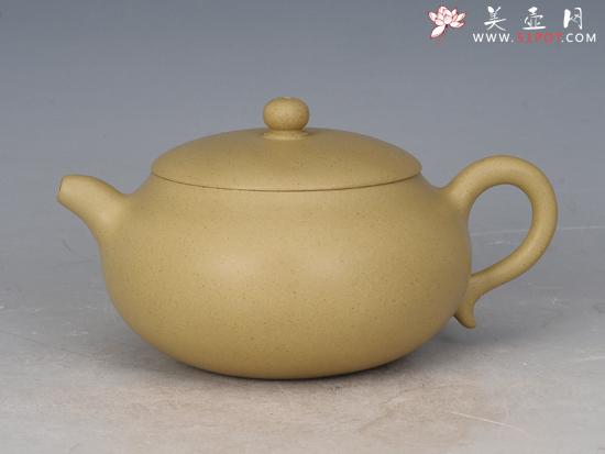 紫砂壶图片：本山绿泥小品  160cc - 美壶网