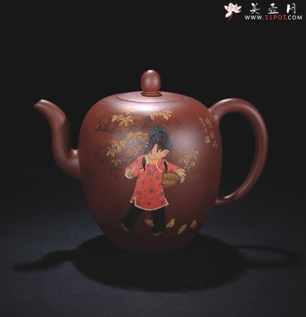 紫砂壶图片:美人肩 - 美壶网