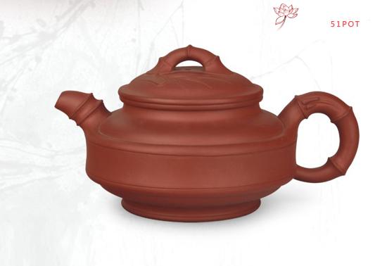 紫砂壶图片：仿古竹节 - 美壶网