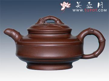 紫砂壶图片：双线竹鼓 - 美壶网