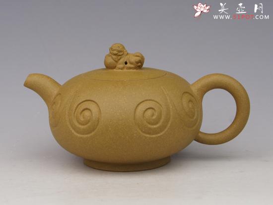 紫砂壶图片：狮球如意 - 美壶网