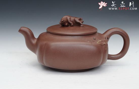 紫砂壶图片：牛气冲天 - 美壶网