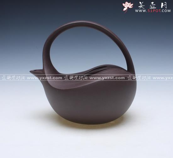 紫砂壶图片:提梁太极 - 美壶网