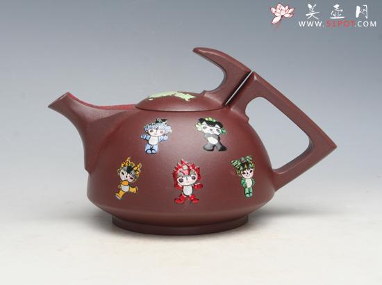 紫砂壶图片：冲（奥运壶） - 美壶网