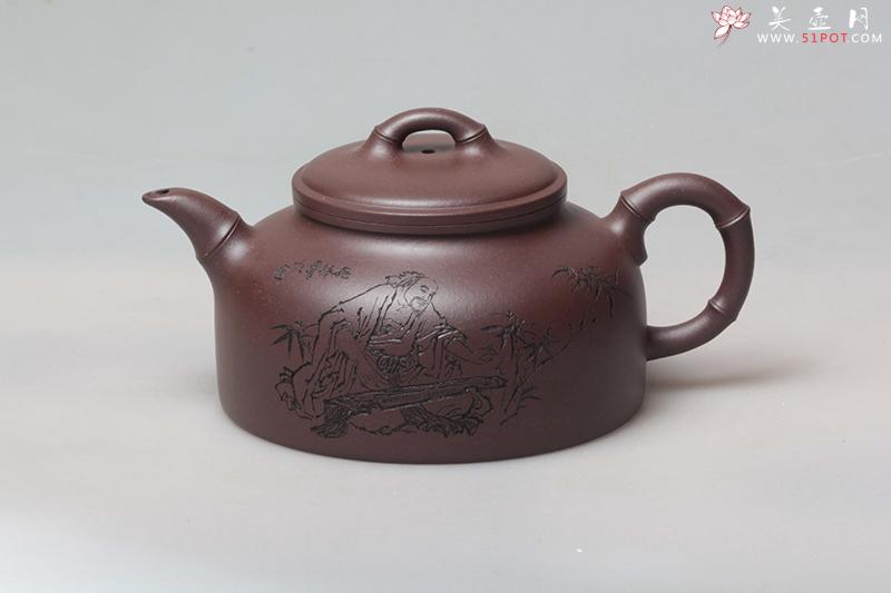 紫砂壶图片：竹趣 - 美壶网