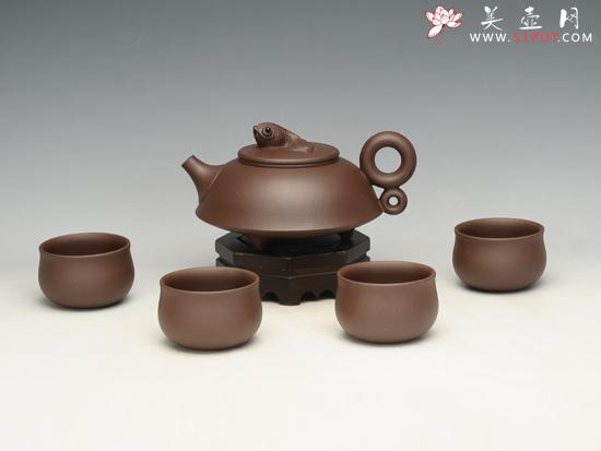 紫砂壶图片：六六大顺套壶 - 美壶网