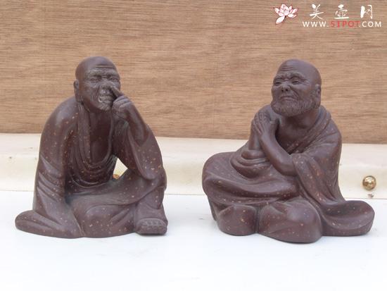 紫砂壶图片：趣味罗汉系列作者：高级工艺师吴克强 - 美壶网