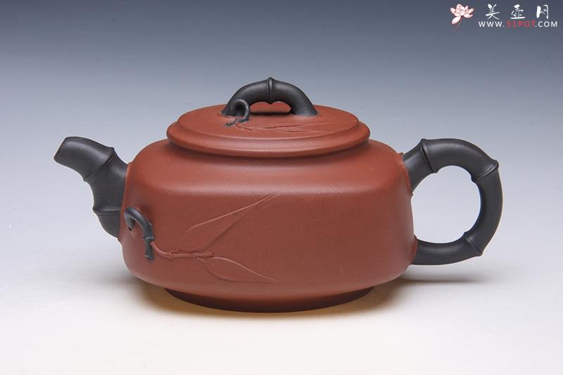 紫砂壶图片：双色方竹 - 美壶网