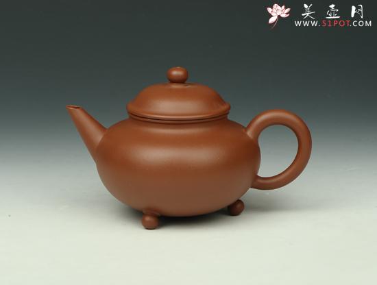 紫砂壶图片：三足水平 - 美壶网