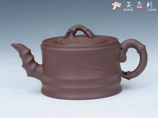 紫砂壶图片：竹段 - 美壶网