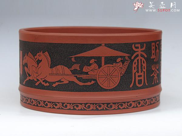 紫砂壶图片：陶刻水洗 - 美壶网