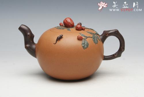 紫砂壶图片：段泥枣子 - 美壶网