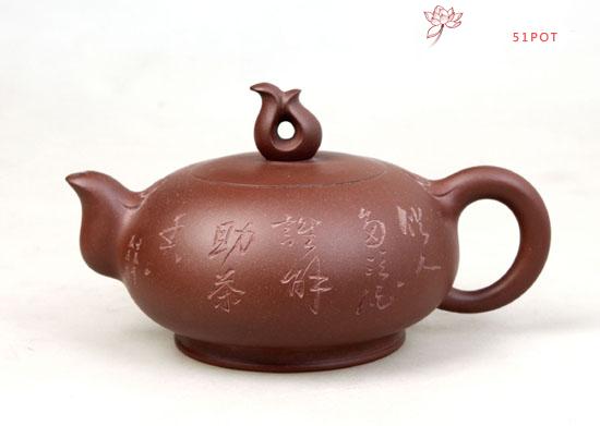 紫砂壶图片：火炬如意 - 美壶网