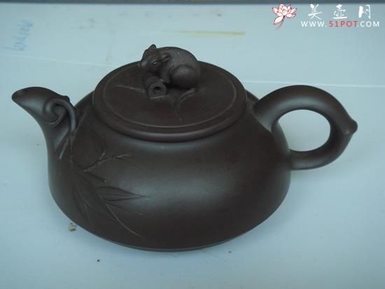 紫砂壶图片：竹鼠 - 美壶网