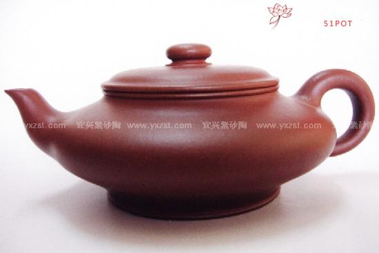 紫砂壶图片：虚扁 - 美壶网