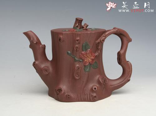 紫砂壶图片：杜鹃红 - 美壶网